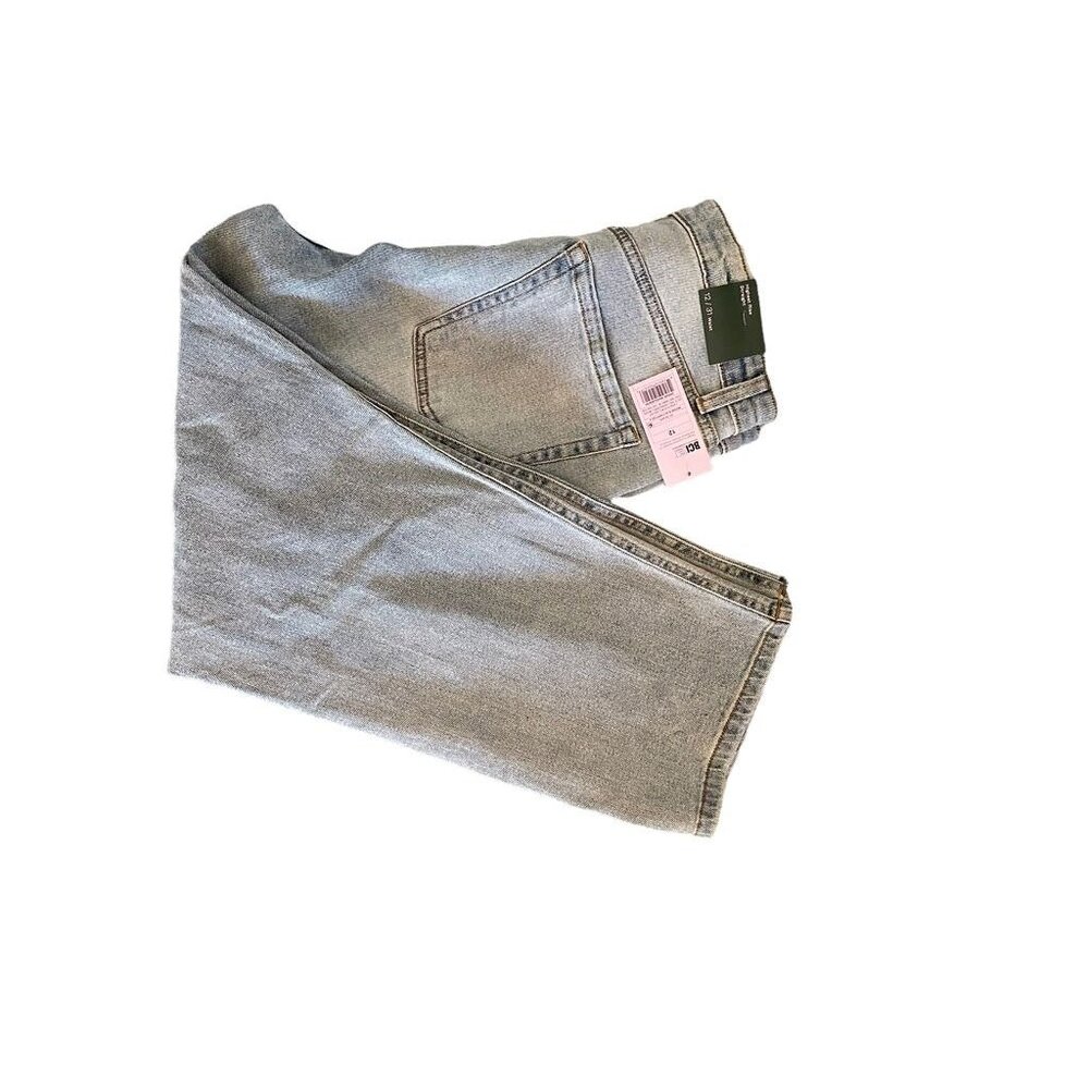 Wild Fable Womens Straight Leg Jeans Distressed  Blue Distressed Pockets High Ri
